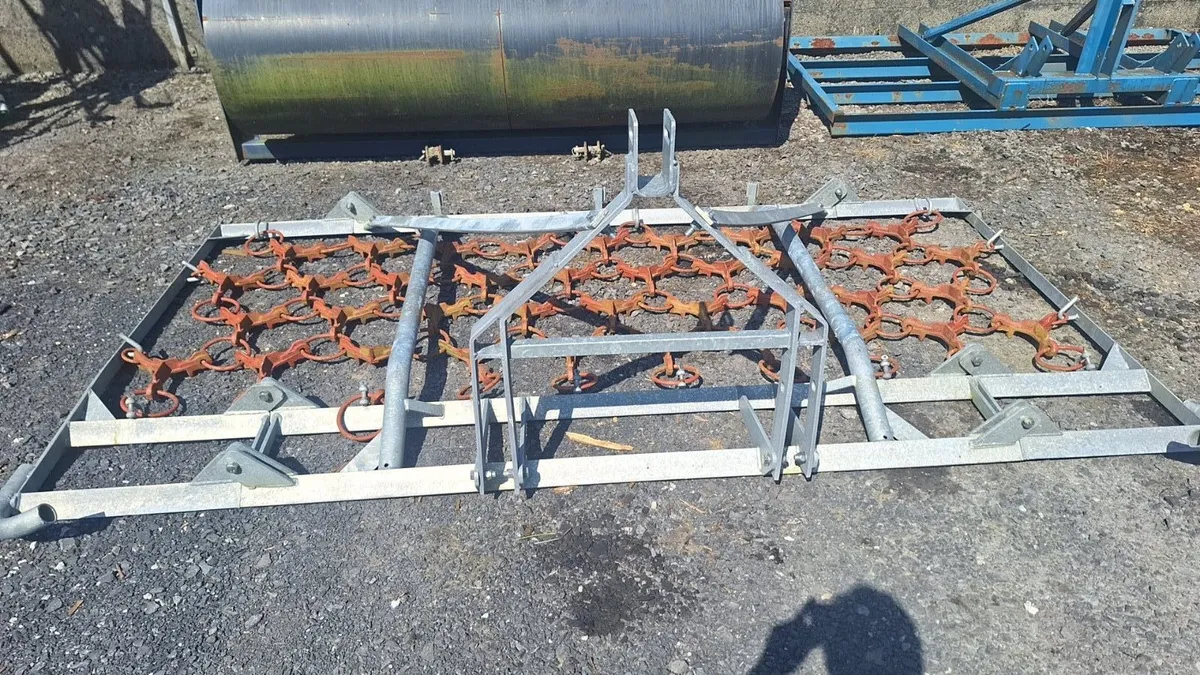 Jarmet 3 Metre Galvanised Drag Harrow - Image 2