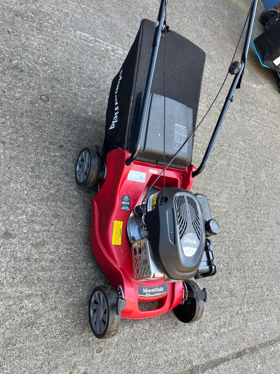 16” used Mountfield Petrol Push Stiga Lawnmower - Image 2