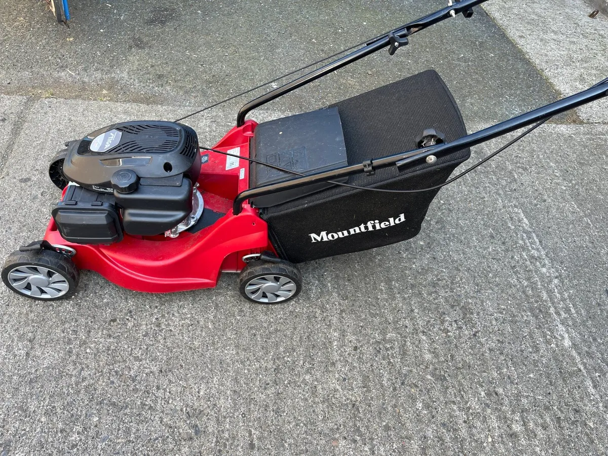 16” used Mountfield Petrol Push Stiga Lawnmower - Image 3