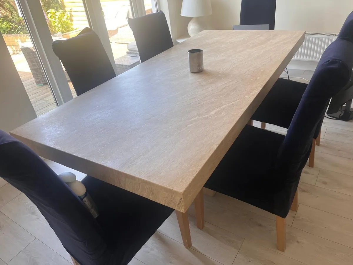 Marble Table 3 piece set - Image 3