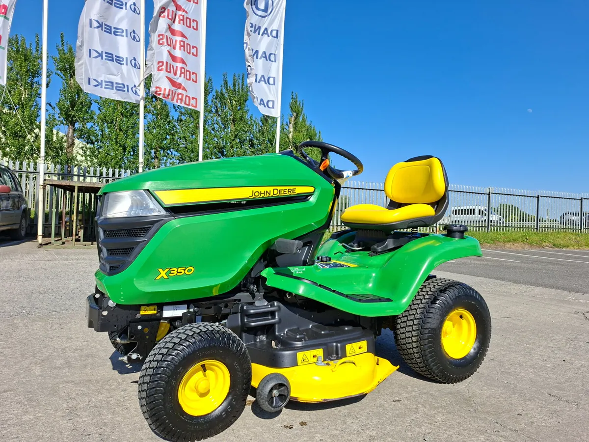 John Deere X350 mulch mower - Image 2