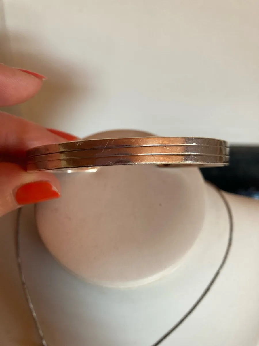Sterling Silver cuff bangle - Image 2