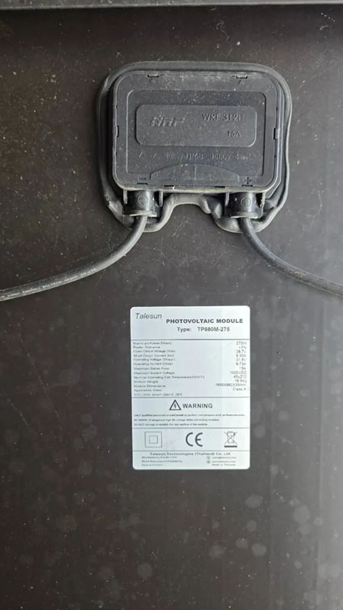 Complete Solar PV System (1.65kW Panels + 1.5kW Inverter + Roof Mounting Rails) - Image 2