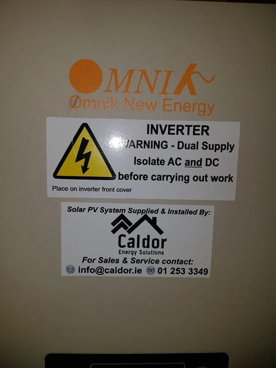 Complete Solar PV System (1.65kW Panels + 1.5kW Inverter + Roof Mounting Rails) - Image 3