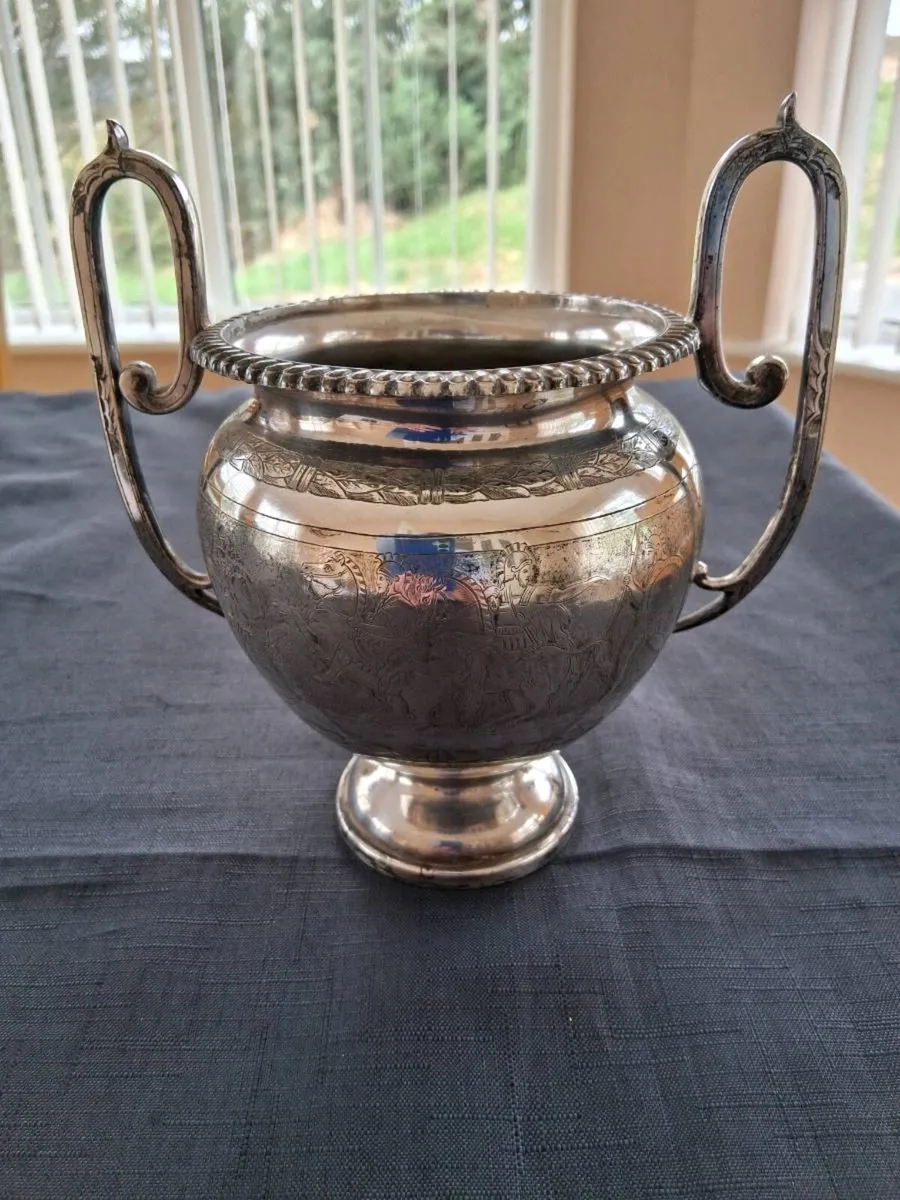 Silver Plated Sugar Bowl With Handles - Image 2