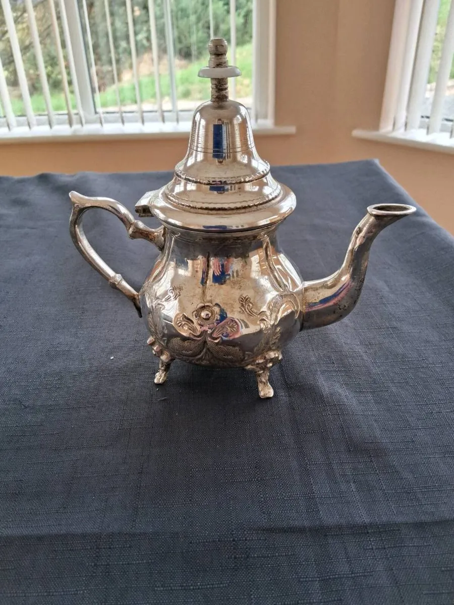 Moroccan Silver Teapot - Image 1