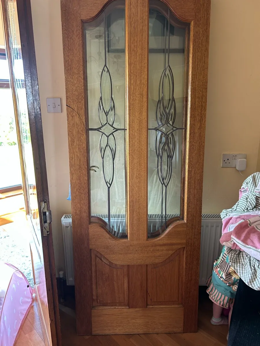 Oak double doors