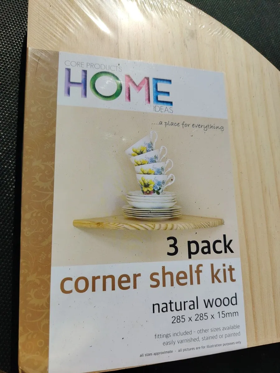 Corner shelfs x 6 - Image 1