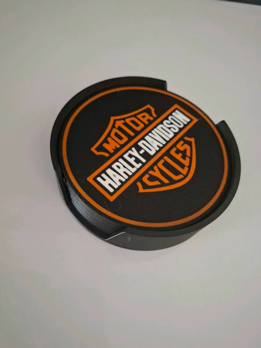Harley davidson coasters - Image 1