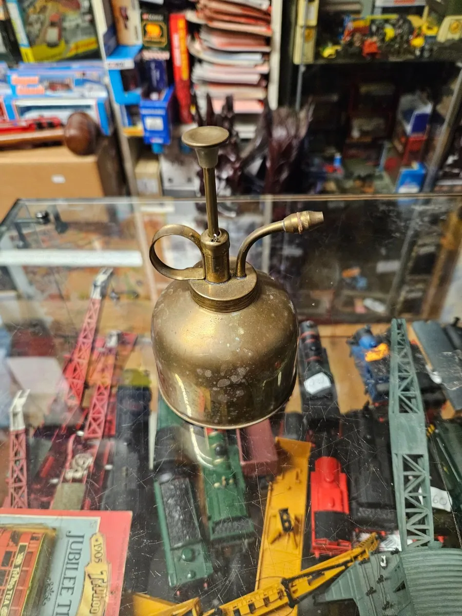 Vintage Brass Oil Can - Image 1