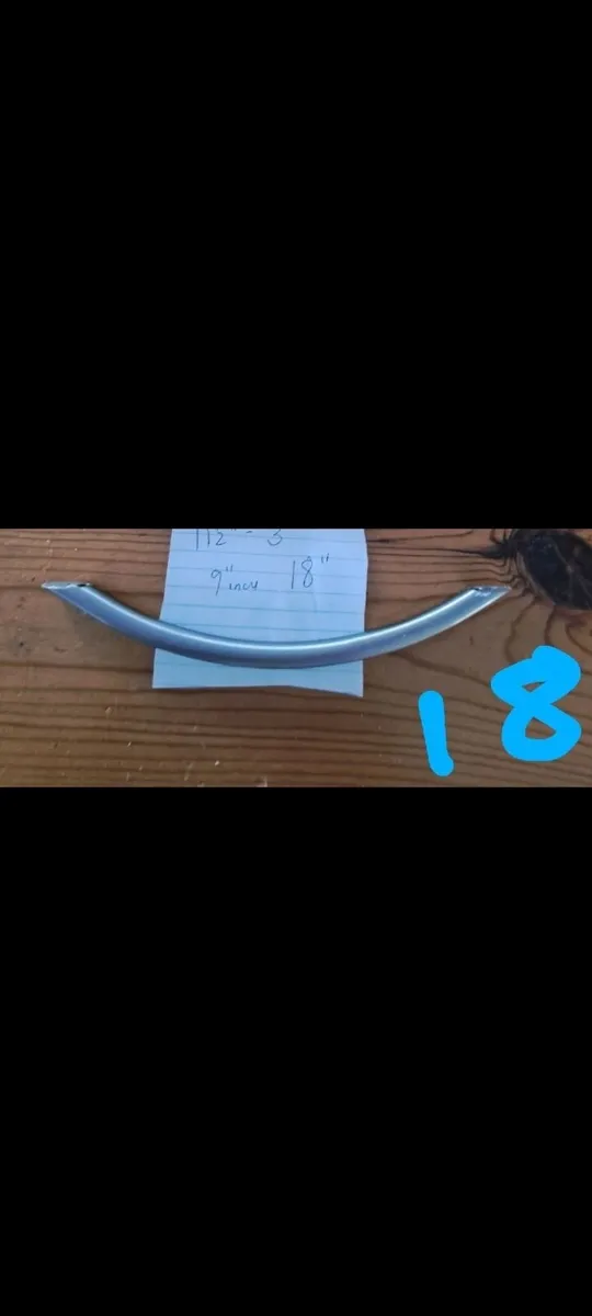 18 no. stainless steel cupboard handles