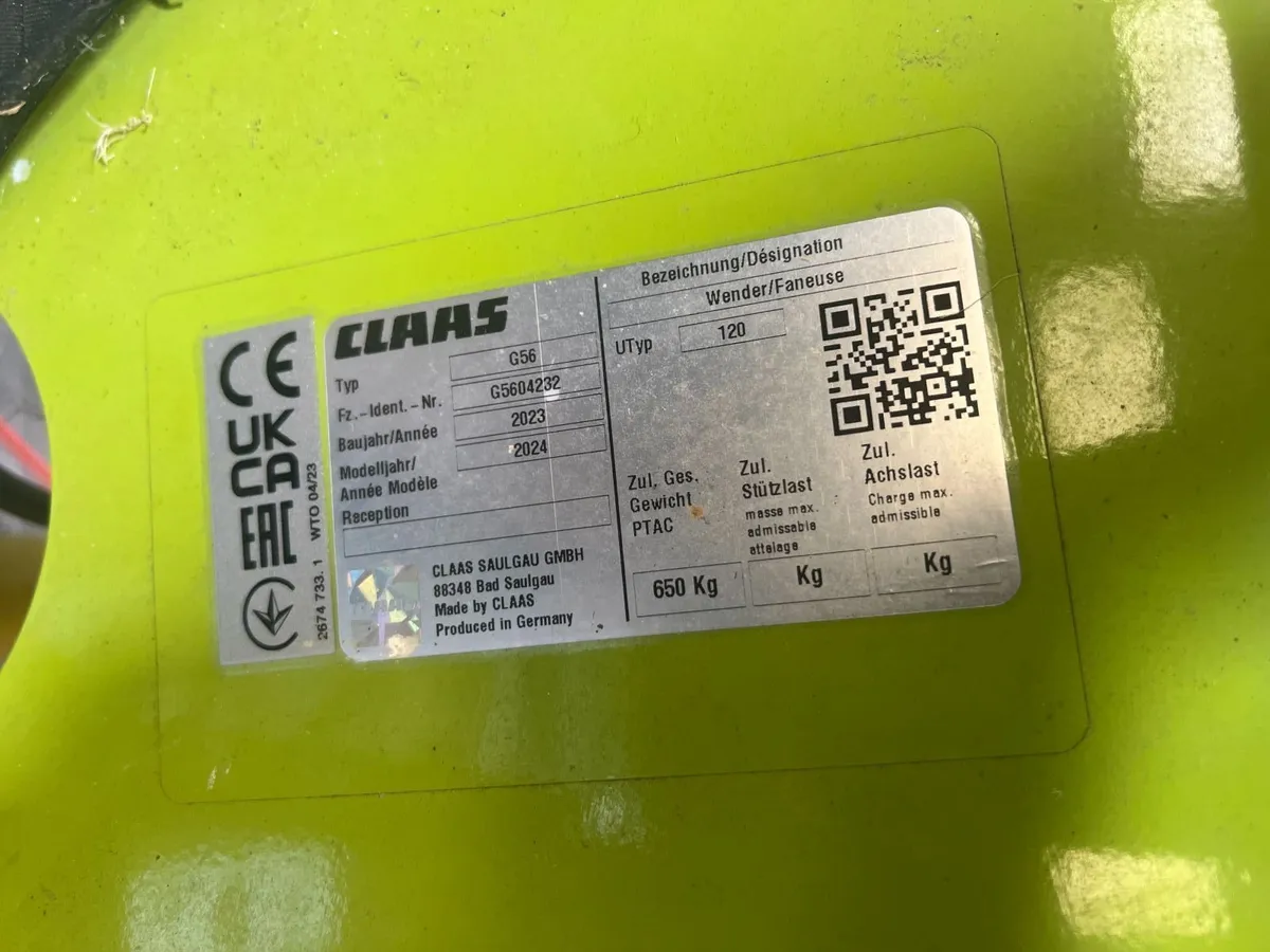 Claas Volto 55 Tedder - Image 3