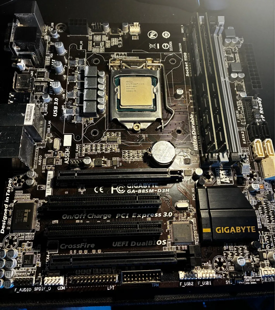 Intel i7-4770 + Motherboard + 8GB RAM Need Gone - Image 1