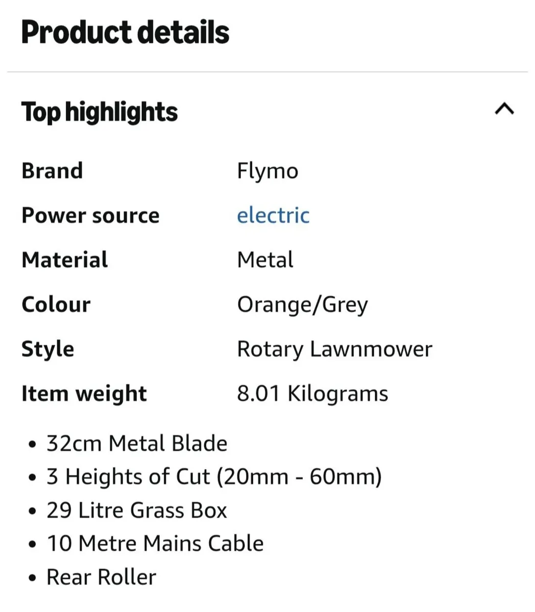 Flymo Chevron 32V Lawnmower - Image 3