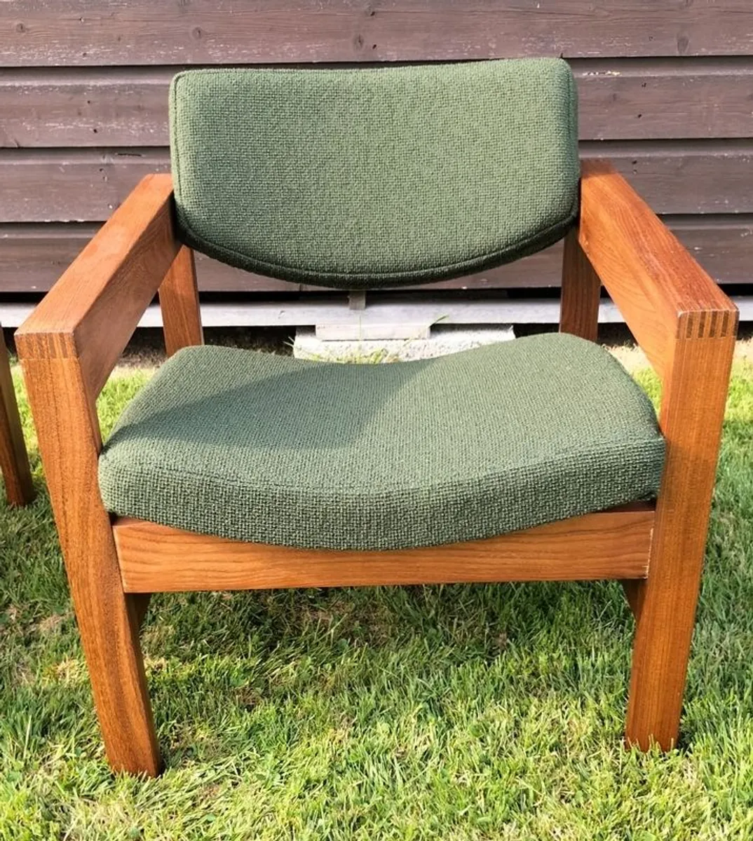 Mid Century Vintage Crannac Armchair & Side Table - Image 3