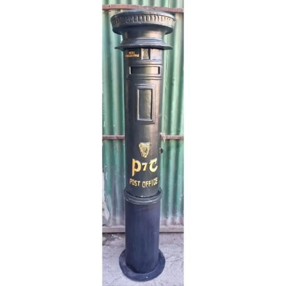 Tall Cast Iron Post Box CH-R1789B - Image 1
