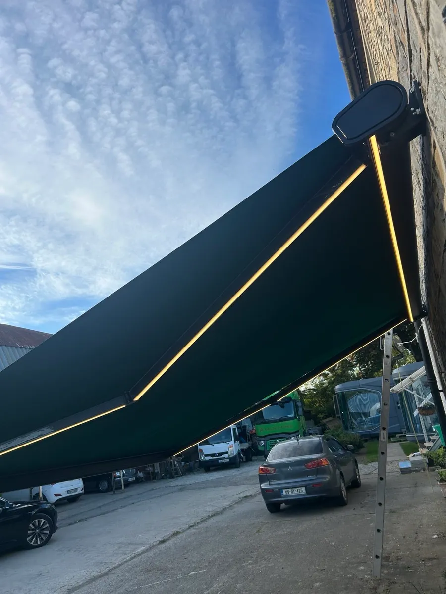 Electric Awning with Led Lights , full cassette - Image 2