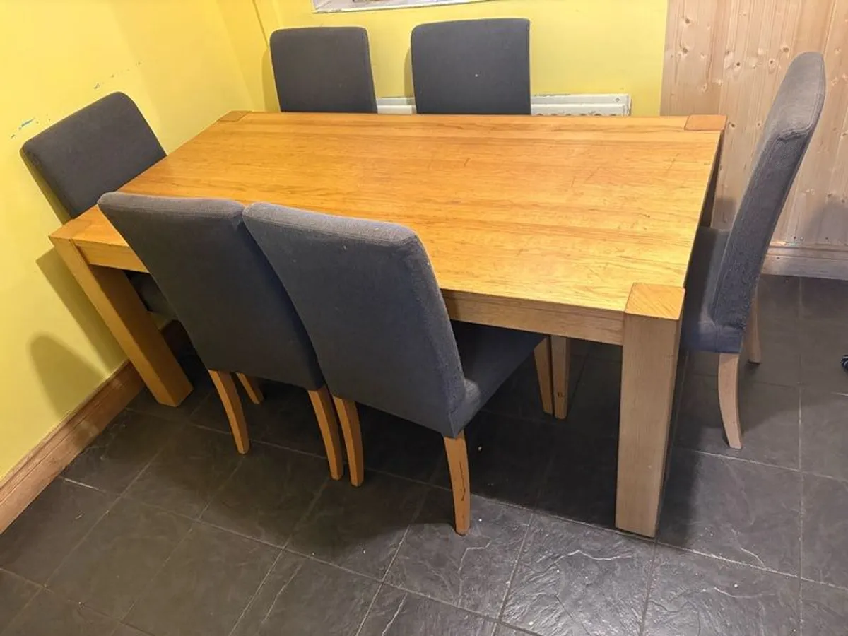dining table 6 chairs - Image 2