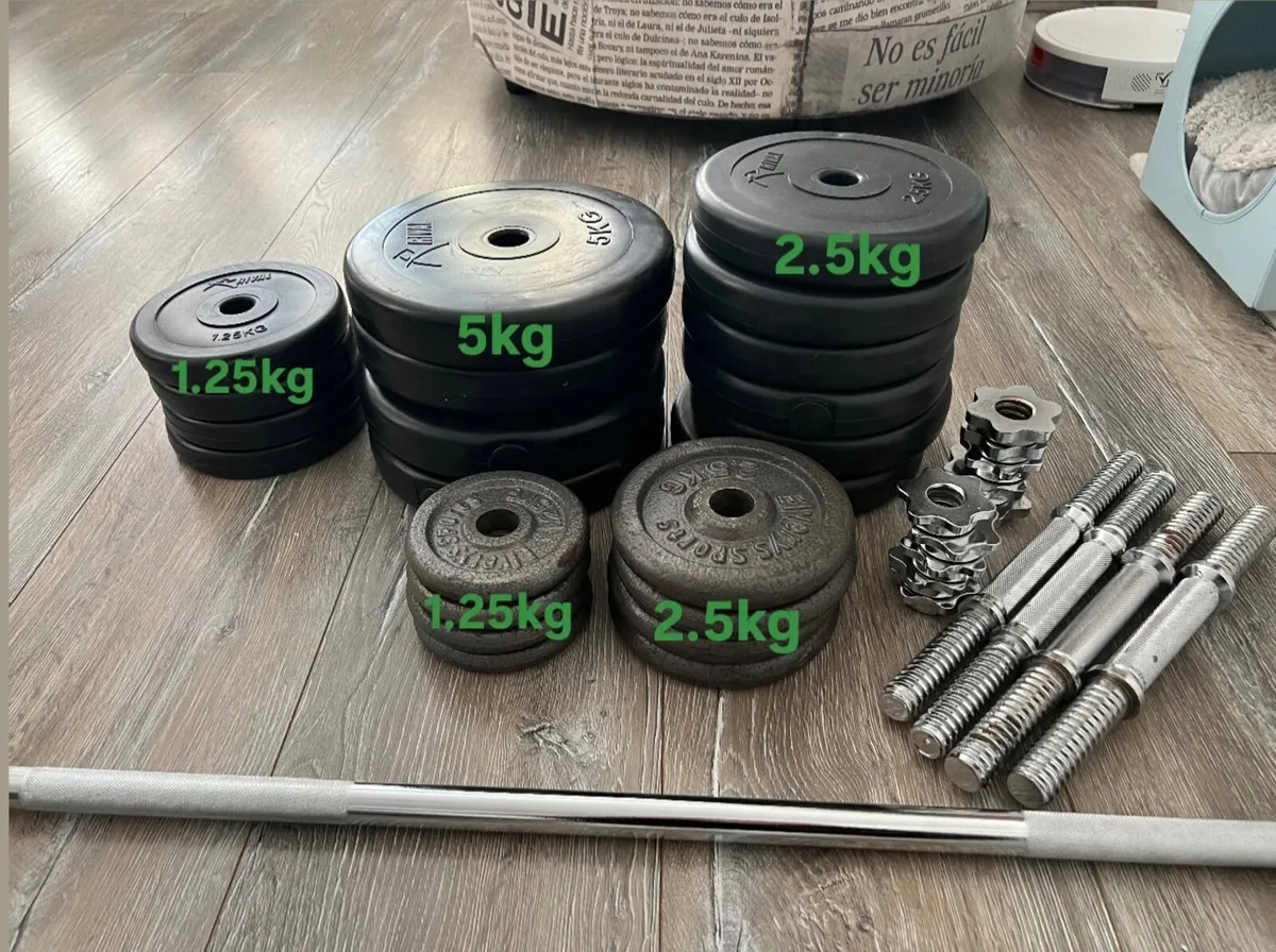 Barbell set 60-70kg - Image 3