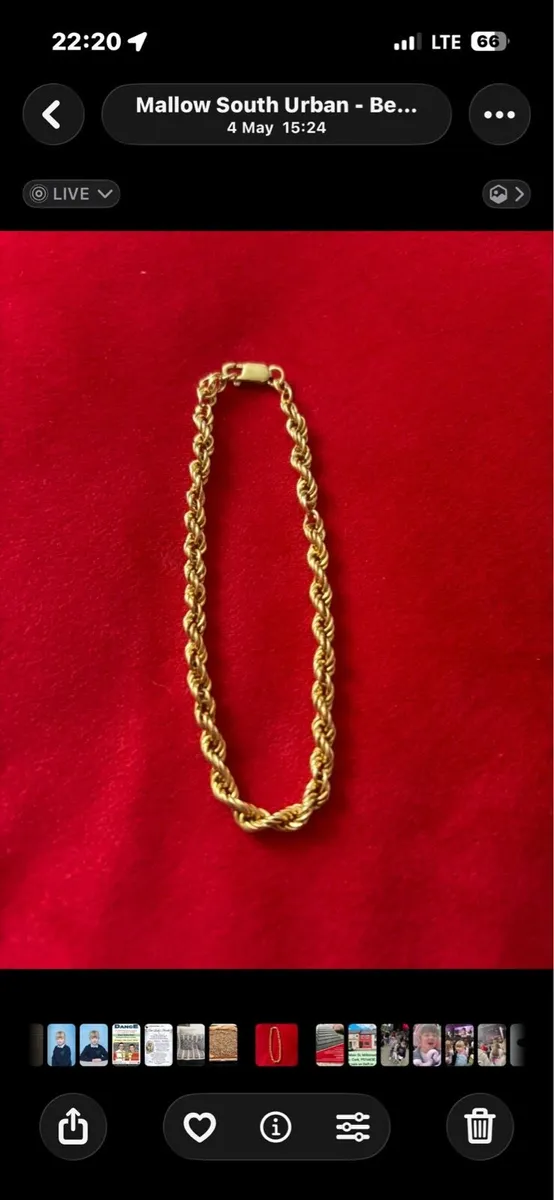 9K Gold Rope Chain - Image 2