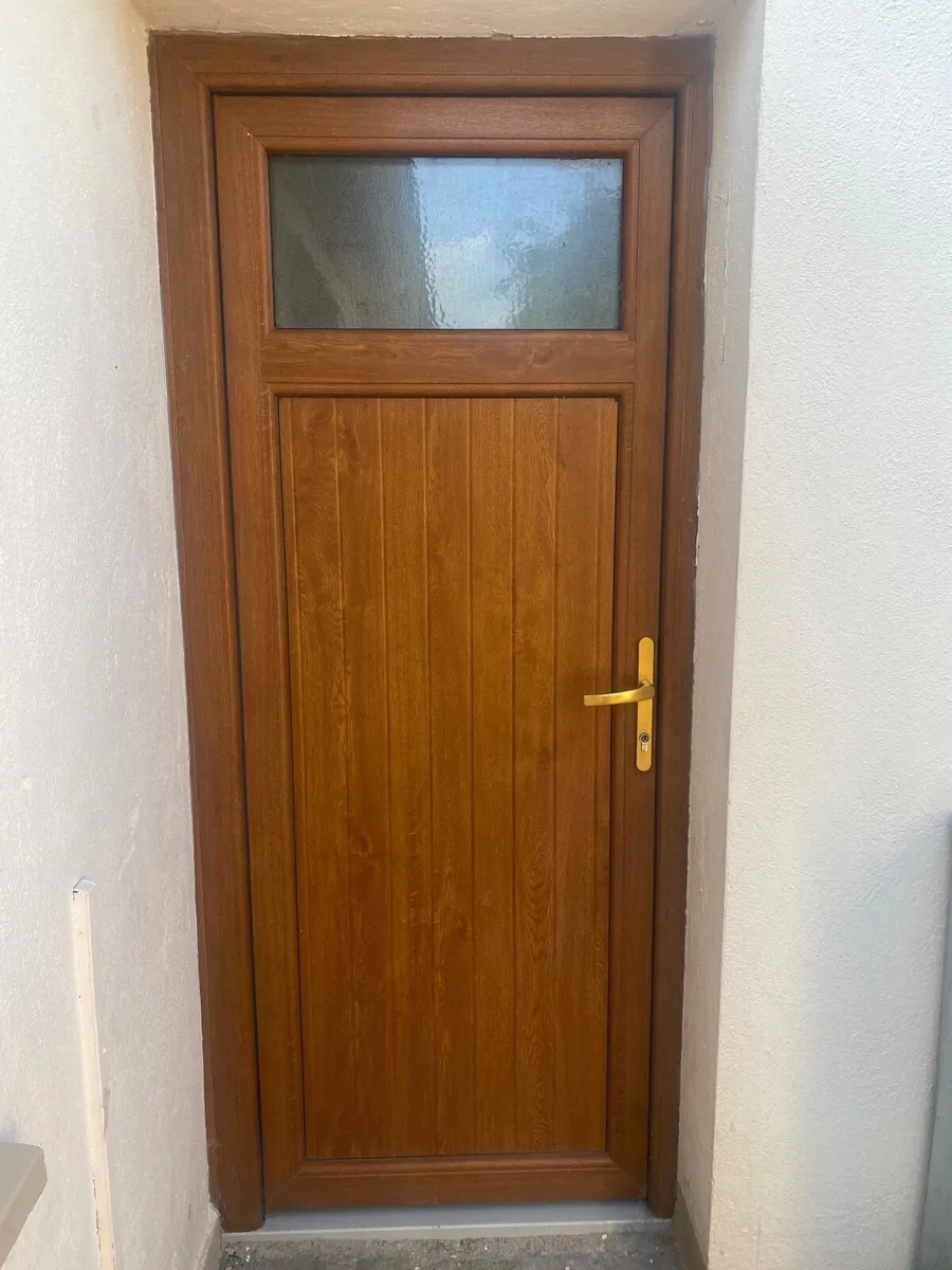 External pvc door