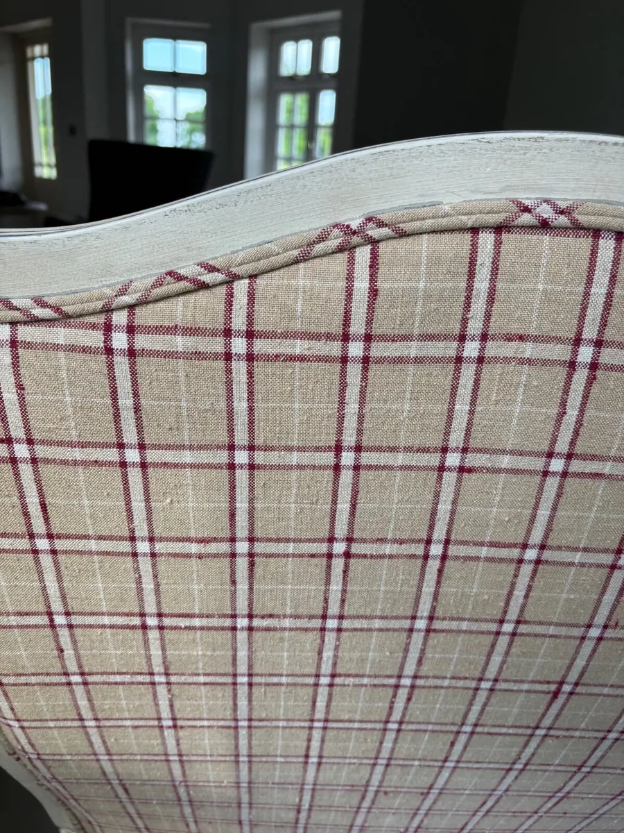 Beautiful French-style wingback armchair - Image 4