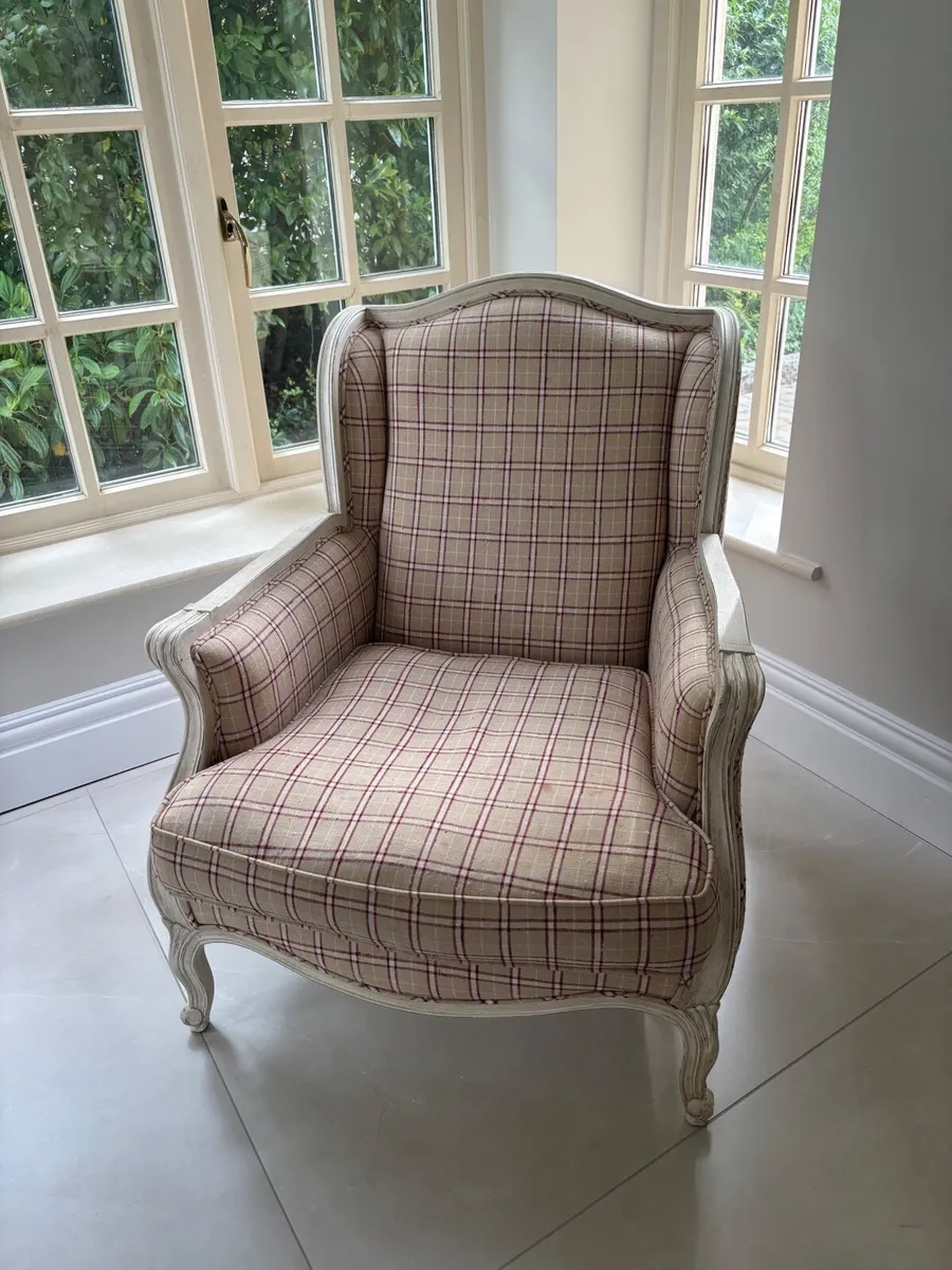 Beautiful French-style wingback armchair - Image 2