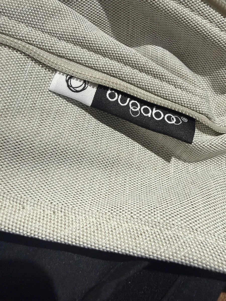 Bugaboo Donkey 5 cream/grey melange hood canopies - Image 1
