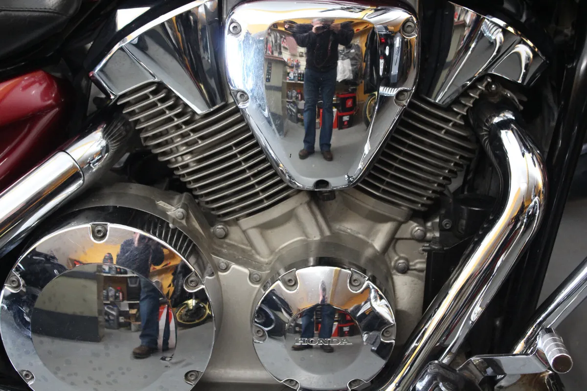 2006 Honda VTX 1300 with Bathwing fairing - Image 4