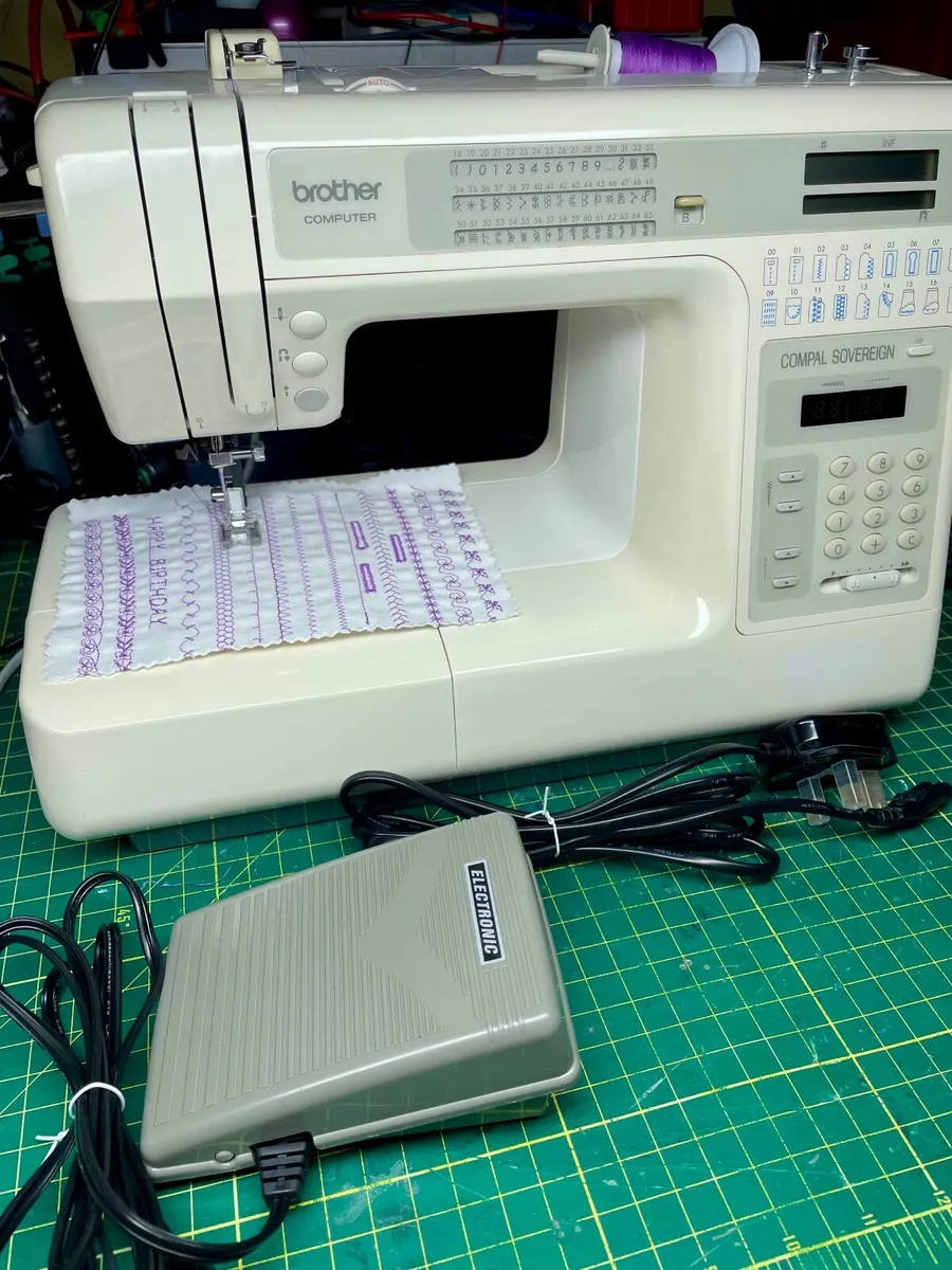 BROTHER Compal Sovereign Sewing machine - Serviced - Image 2