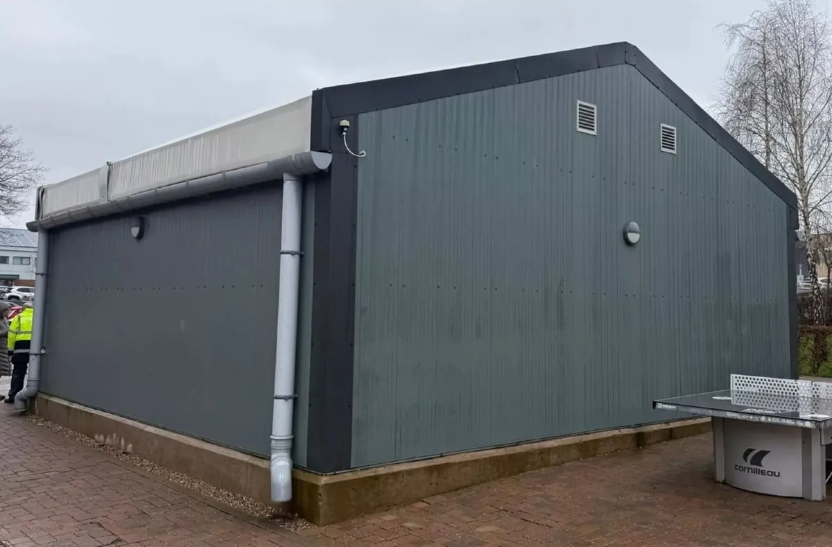 8m x 8m Aluminium Framed Temporary Building – Insu - Image 2