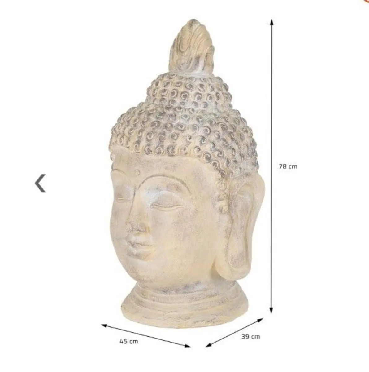 Large Buddha Head Statue 78cm - Image 4
