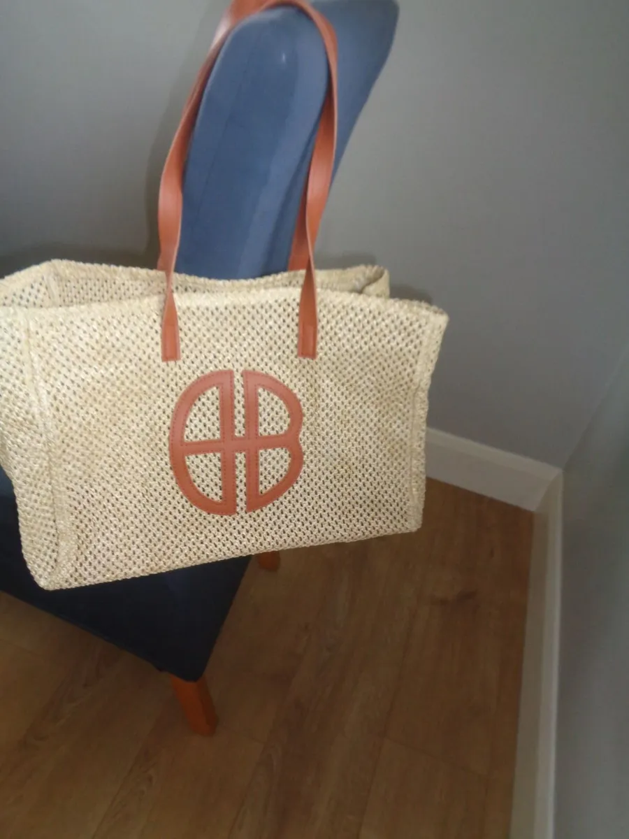 Ethnic Style Tote Bag with a Logo for Sale - Image 1
