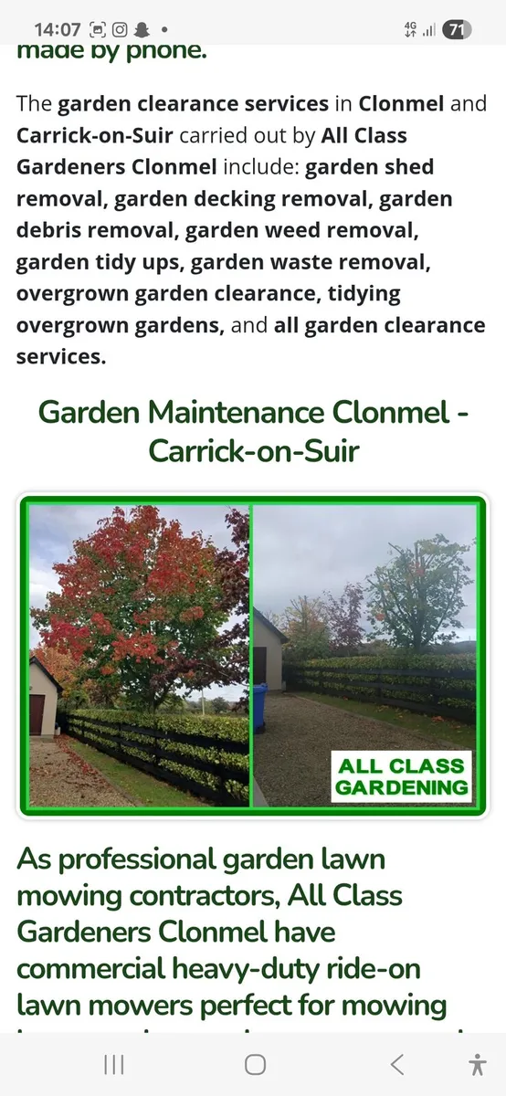 All class Garden service - Image 2