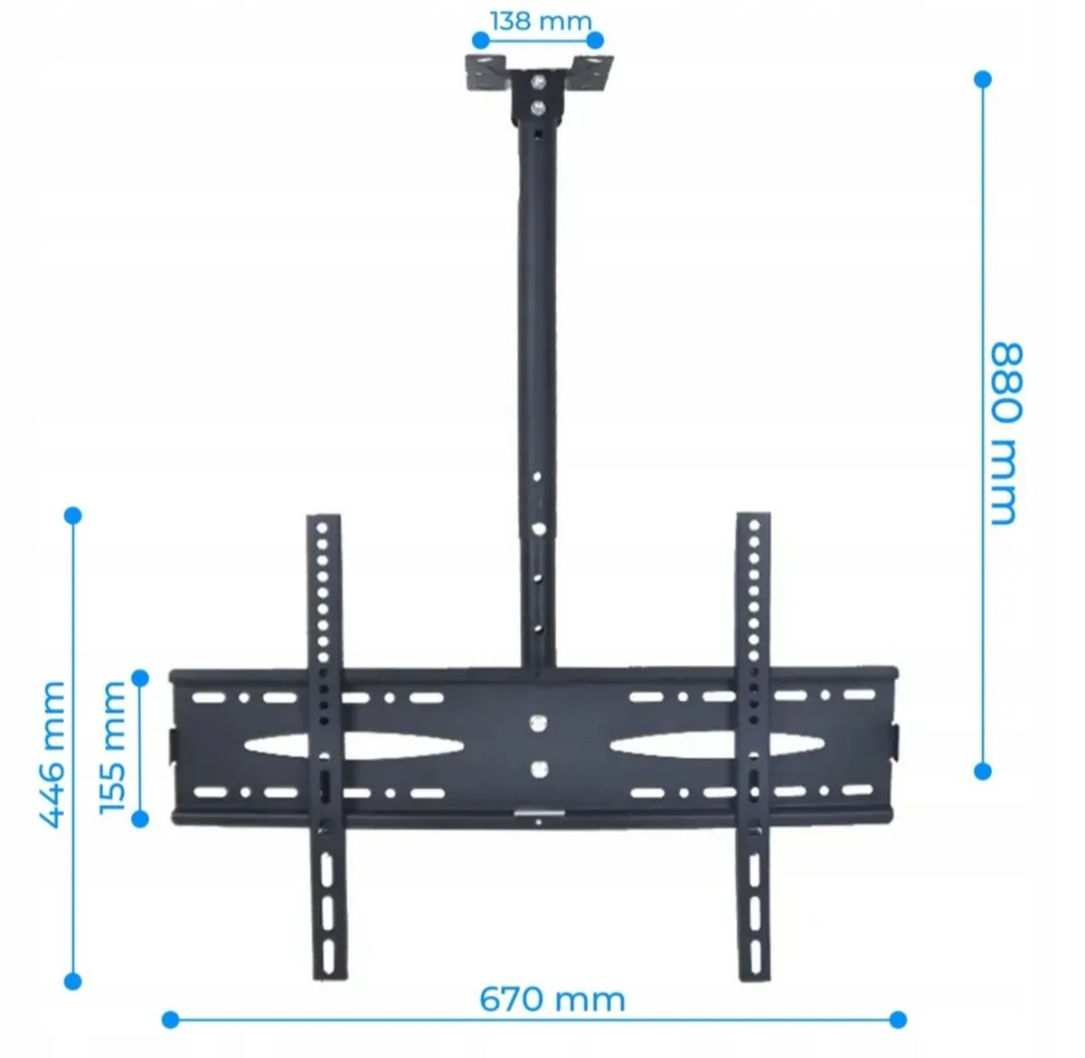 Tv Ceiling Mount Bracket Tilt 32"-72" - Image 4