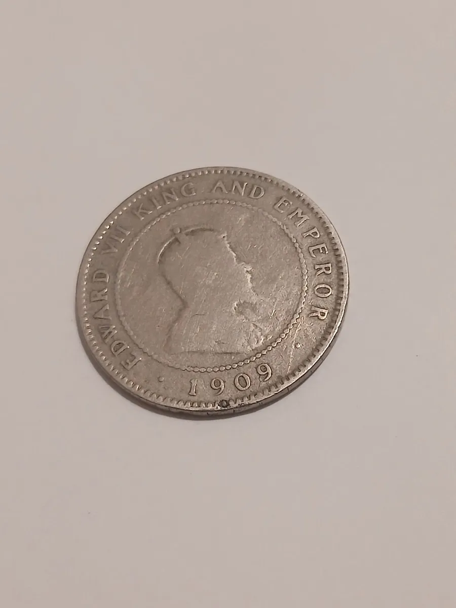 1909 half penny Jamaica bristish - Image 1