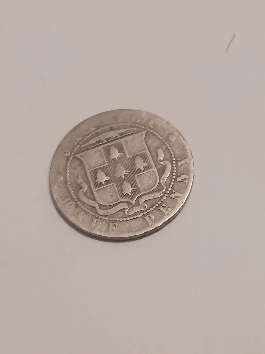 1909 half penny Jamaica bristish - Image 2