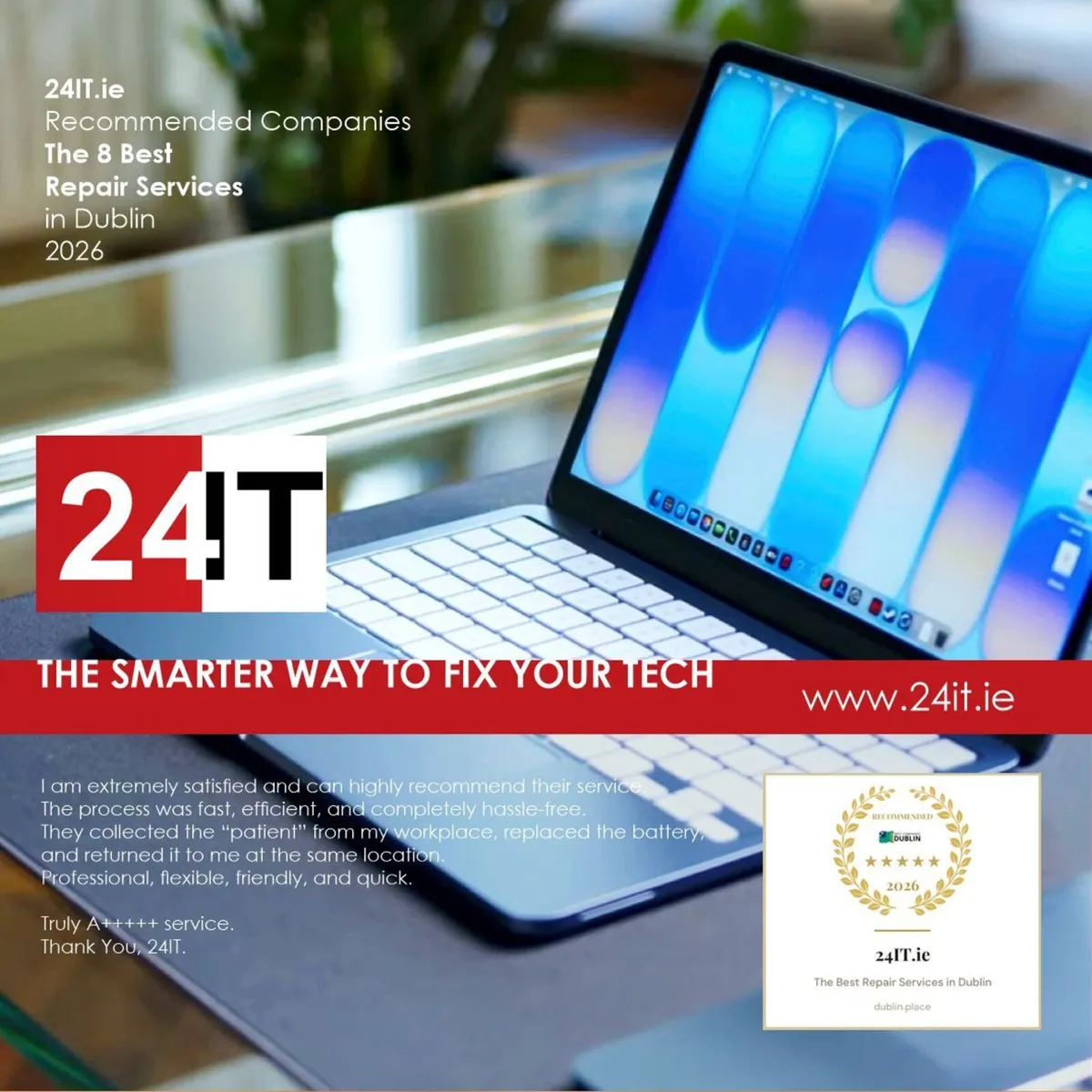 24IT.ie✔MacBook Repairs at Great Prices in Dublin! - Image 1
