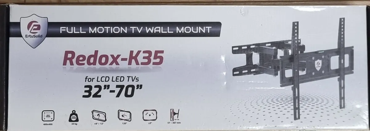 Tv Wall Mount Bracket Tilt Swivel 32"-70" - Image 1