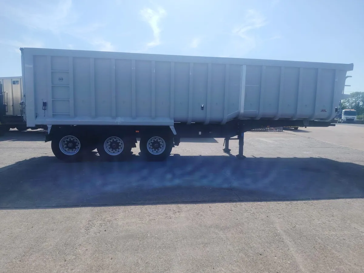 SDC Alloy Tipping Trailer BPW Drum Lift Axle - Image 4