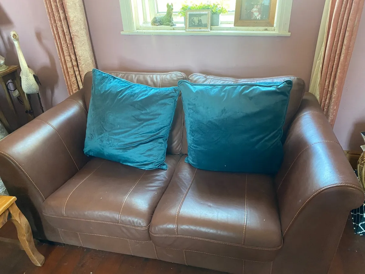 Leather Couch - Image 2