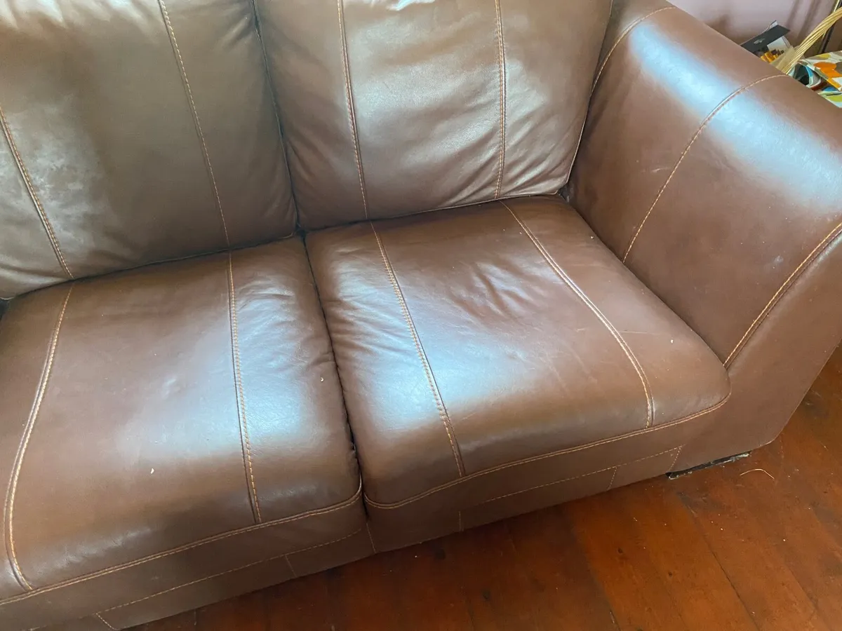 Leather Couch - Image 4