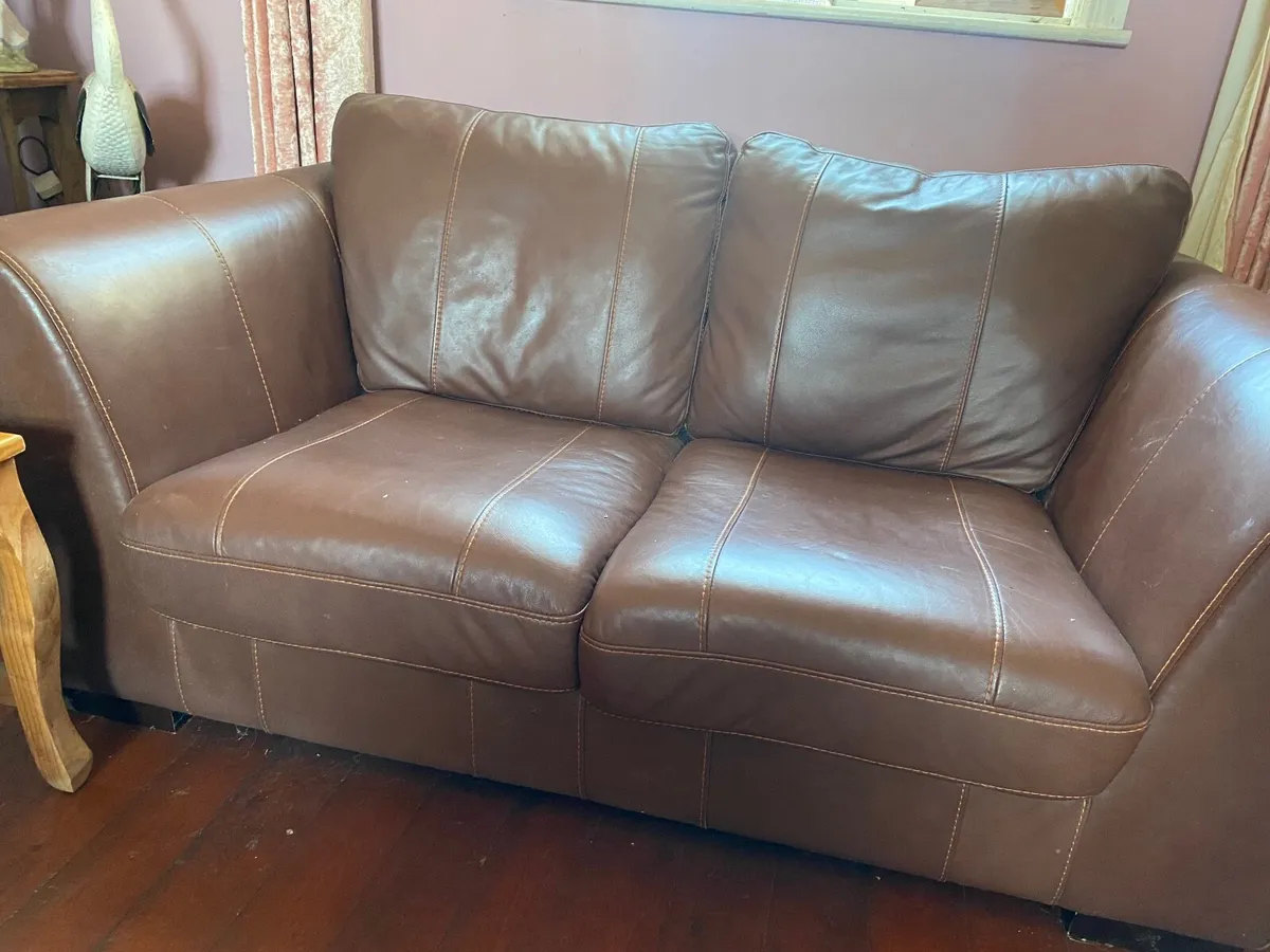 Leather Couch - Image 3