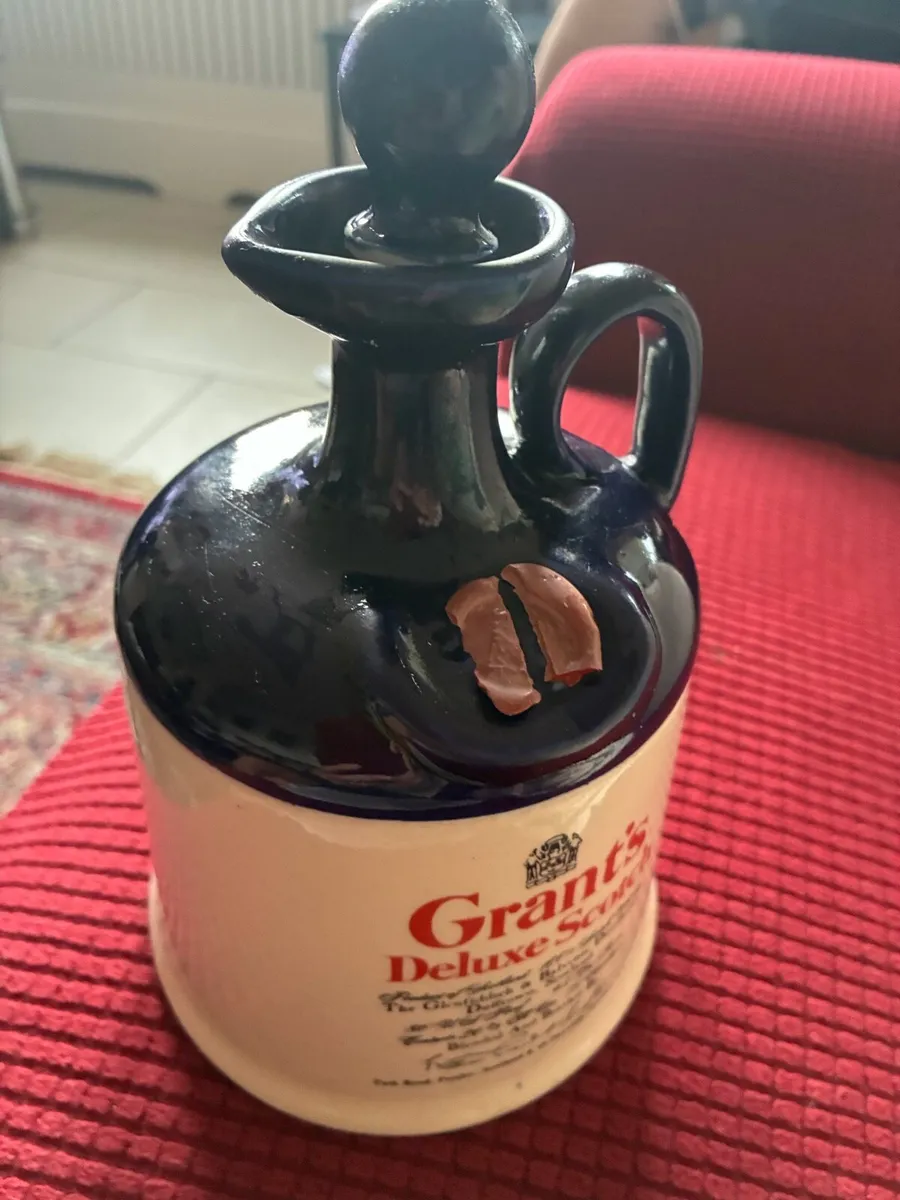 Rare Grants Deluxe Scotch Ceramic Decanter - Image 2