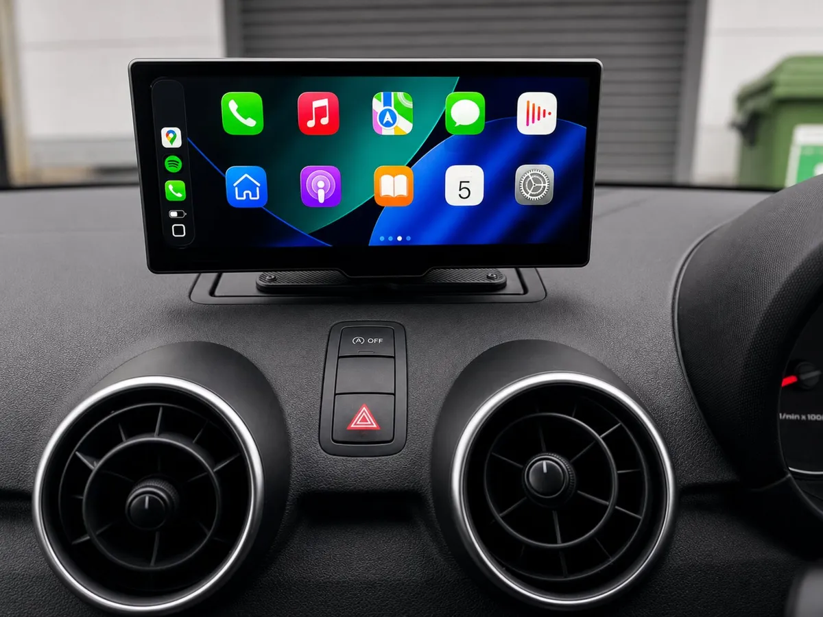 Radio DDPAI M5S smart car stereo on dashboard - Image 2