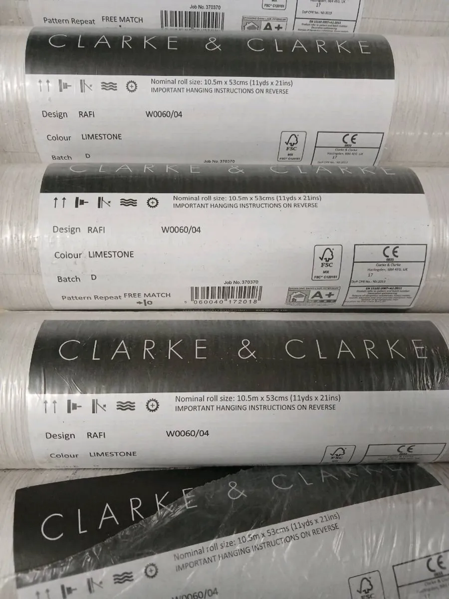 Clarke & Clarke designer wallpaper - Image 4
