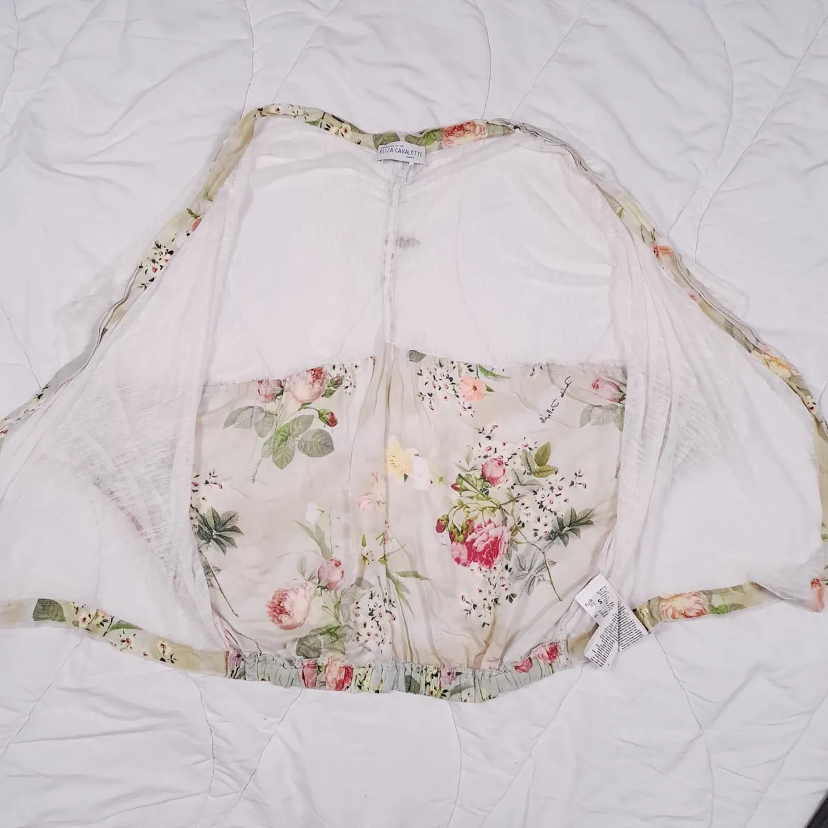 Elisa Cavaletti Multicolor Floral Top Set Size XL - Image 3