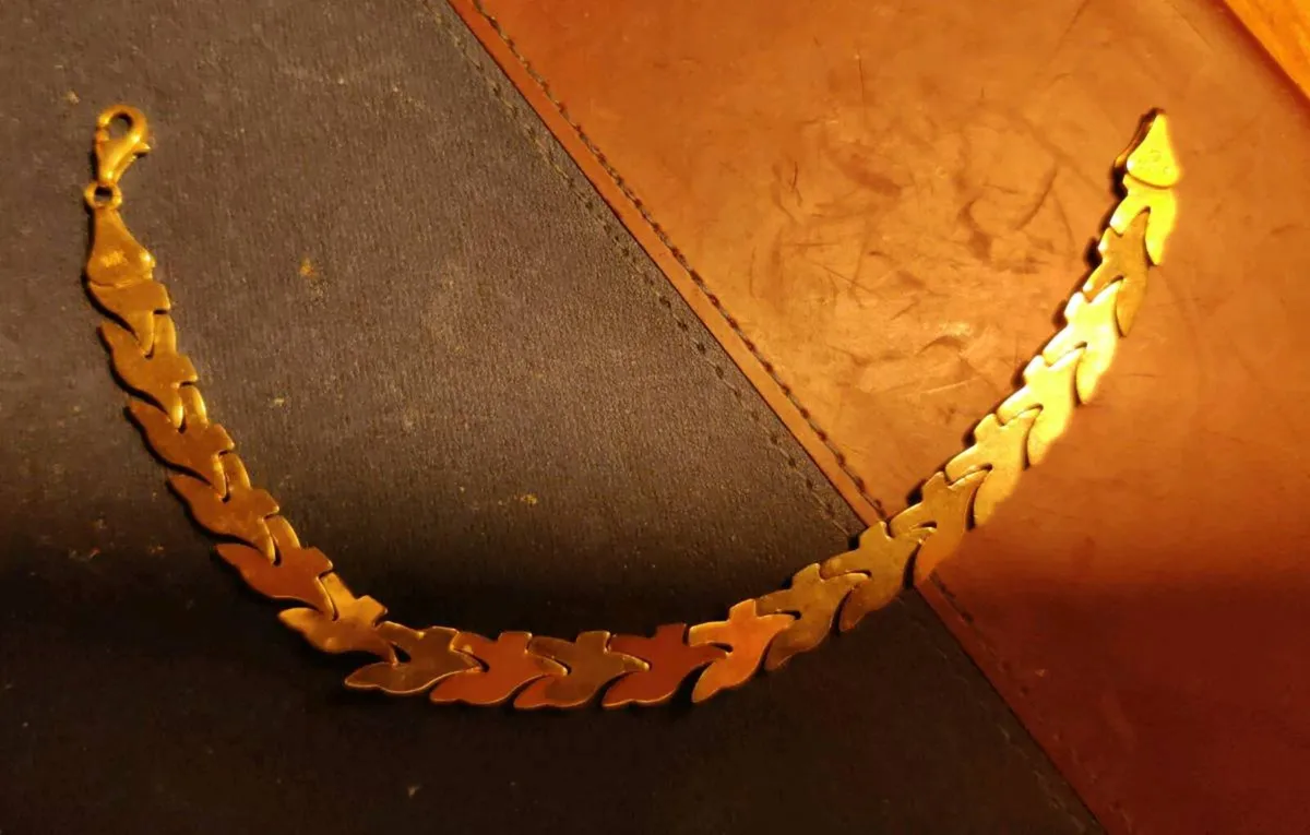 CHUNKY SWAG, 14CT Gold 8"Heavy 7.62g New Bracelet - Image 2