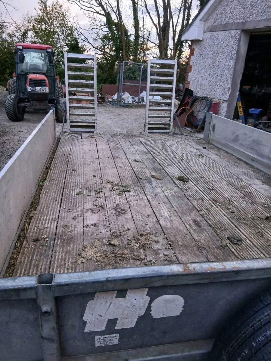 Hudson 14ft beavertail trailer - Image 1