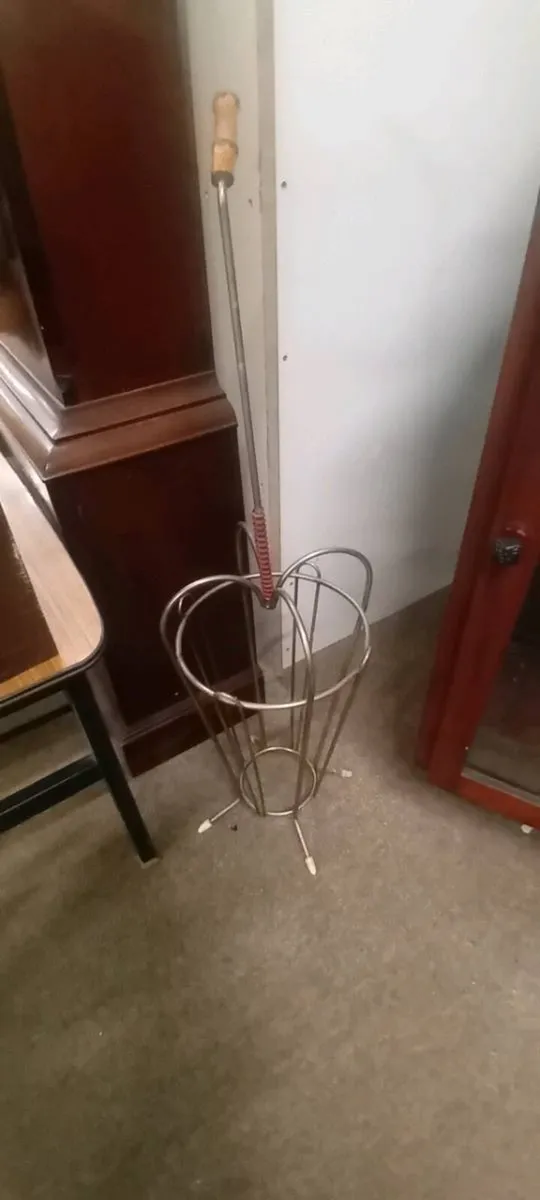 Mid Century Metal Umbrella Stand